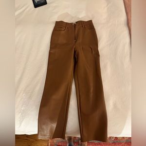 Aritzia Wilfred leather pants size 2